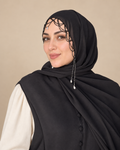 H021 Siyah şifon orijinal fotoğraf